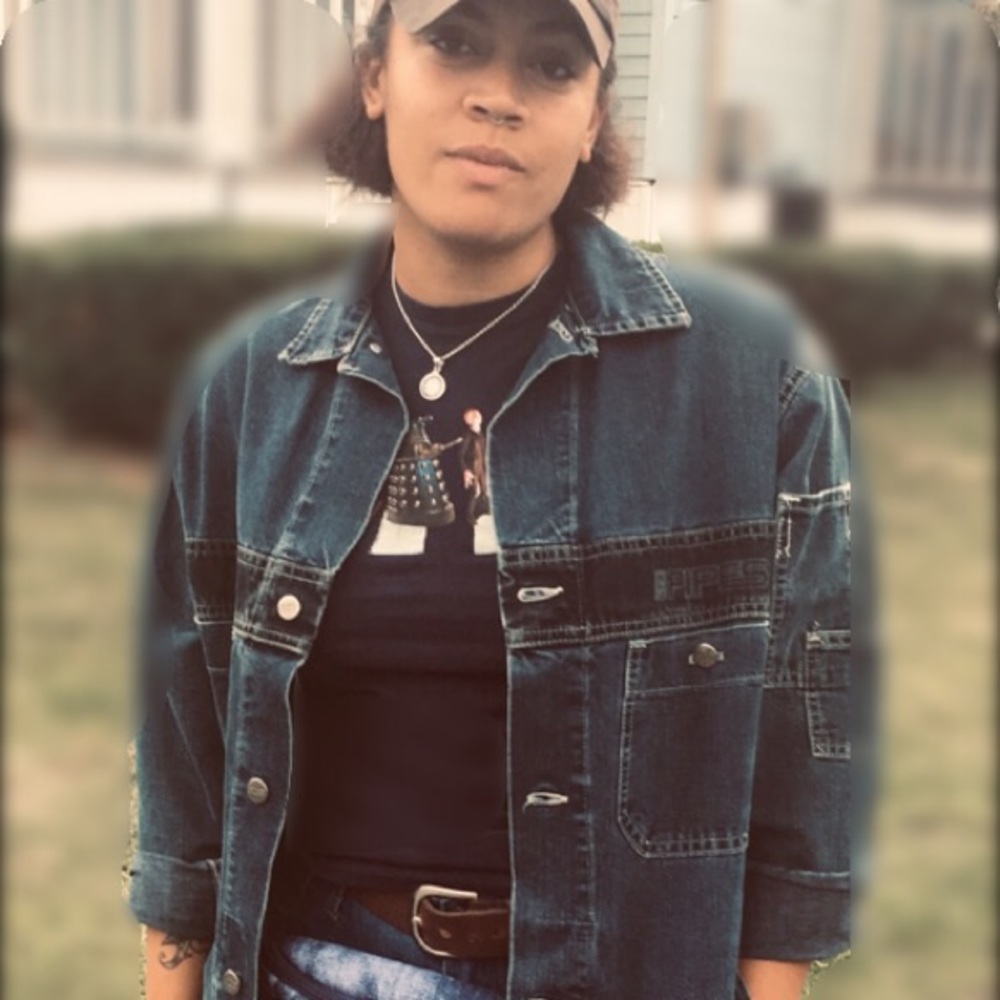 👽 vintage👽 lee pipes 90’s Jean jacket women